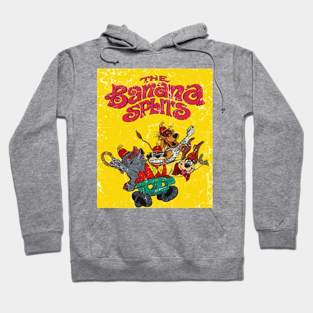 Vintage Banana Splits art Hoodie by Baharnis